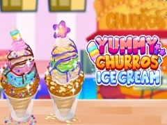 Spel Yummy Churros Ice Cream online