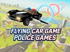 Spel Flying Car Game Police Games online