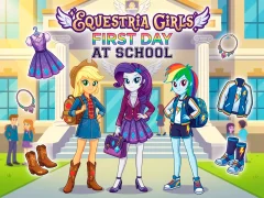 Spel Equestria Girls First Day at School online