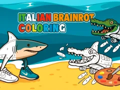 Spel Italian Brainrot Coloring online