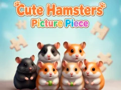 Spel Cute Hamsters Picture piece online