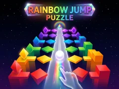 Spel Rainbow Jump Puzzle online