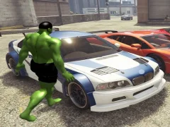 Spel Chained Car vs Hulk online