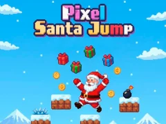 Spel Pixel Santa Jump online