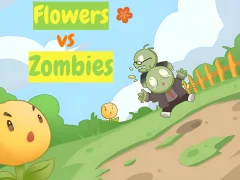 Spel Flowers vs Zombies online
