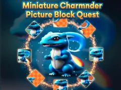 Spel Miniature Charmander Picture Block Quest online
