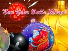 Spel New Year Balls Merge online