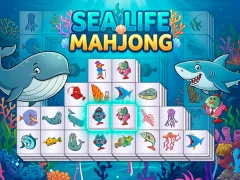 Spel Sea life mahjong online