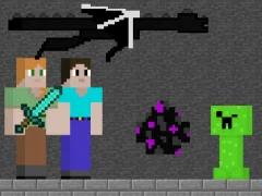 Spel Steve and Alex Dragon Egg online