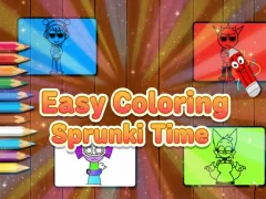 Spel Easy Coloring Sprunki Time online