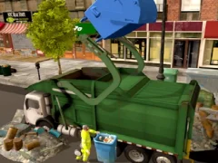 Spel Town Clean Garbage Truck online