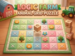 Spel Logic Farm: Animal Grid Puzzle online