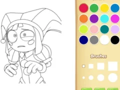 Spel Pomni Coloring Book For Kids online
