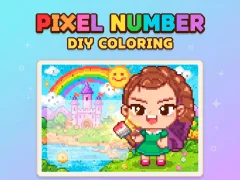 Spel Pixel Number  DIY Coloring online