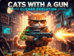 Spel Cats with a Gun Clicker Evolution online