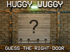 Spel Huggy Wuggy Guess the right door online