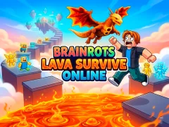 Spel Brainrots Lava Survive Online online