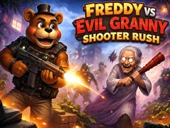 Spel Freddy vs Evil Granny Shooter Rush online