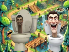 Spel Skibidi Toilet Cross The Road online