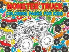 Spel Monster Truck Coloring Pages For Kids online