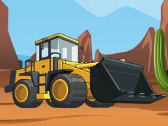 Spel Bulldozer Jigsaw online