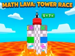 Spel Math Lava: Tower Race online