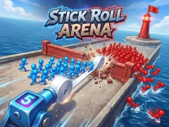Spel Stick Roll Arena online