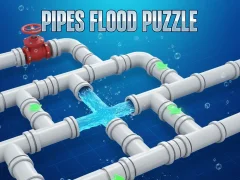 Spel Pipes Flood Puzzle online