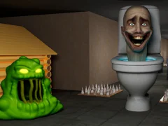 Spel Toilet Monster Attack Sim 3D online
