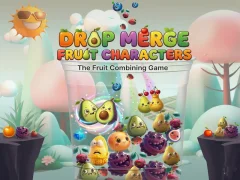 Spel Drop Merge Fruit Characters online