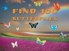 Spel Find 100 butterflies online