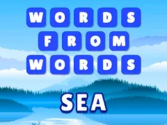 Spel Words from words: Sea online