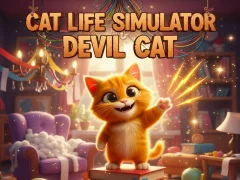 Spel Cat Life Simulator: Devil Cat online