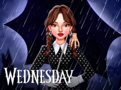 Spel Celebrity Wednesday Addams Style online