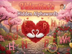 Spel Valentine's Hidden Alphawords online