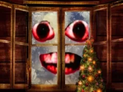 Spel New Year: Santa Claus outside the window online