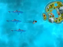 Spel Survive the Sharks online