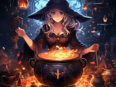 Spel Anime girls Witchcraft online