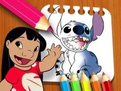 Spel Lilo and Stitch Coloring Book online