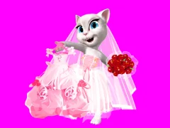 Spel Talking Tom Angela City Wedding Boutique online