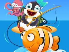 Spel Baby Penguin Fishing online