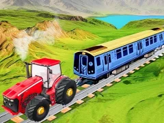 Spel Chain Tractor Train Towing Game 3D online