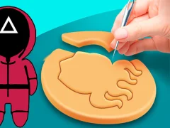 Spel Squid Game cookie Puzzle online