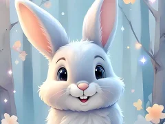 Spel Easter Bunny Coloring Book online