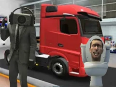 Spel Truck Simulator Skibidi Toilet online