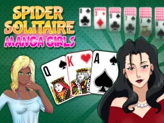 Spel Spider Solitaire Manga Girls online