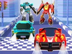 Spel Car Robot Transform Fight online