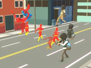 Spel Hero Transform Race  online