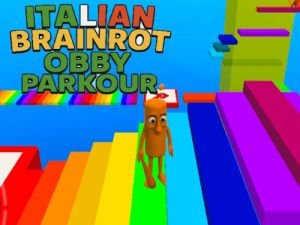 Spel Italiaans Brainrot Obby Parkour  online