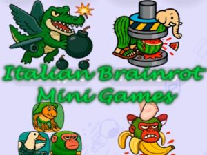 Spel Italiaanse Brainrot Mini Games  online